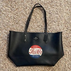 Coach x Pepsi Leather Tote Purse